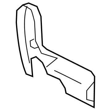 Nissan 87331-JM10A Finisher-Cushion,Front Seat Inner RH