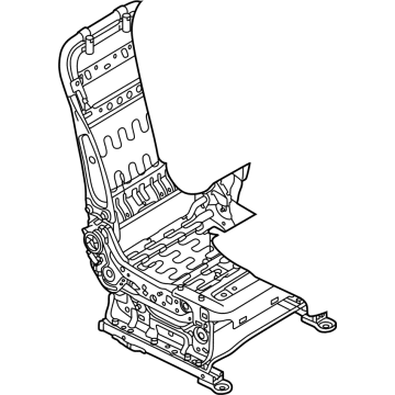 Nissan 87101-1VX5A Frame ADJUSTER Assembly-Front Seat RH