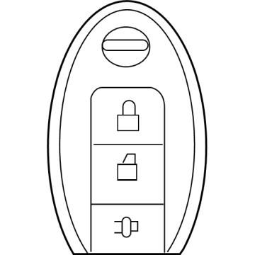 2021 Nissan Rogue Car Key - 285E3-6TA7B