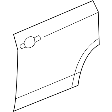 Nissan H2153-1JAAB Panel - Slide Door Outer LH