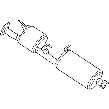 2019 Nissan Pathfinder Muffler - 20100-3JA0A