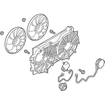 Nissan Leaf A/C Condenser Fan - 21481-3NA0A