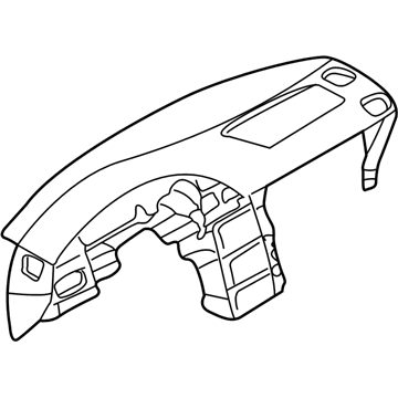 Nissan 68200-7B002 Panel & Pad Assy-Instrument