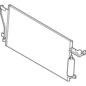 Nissan 92100-EZ40A Condenser & Liquid Tank Assy