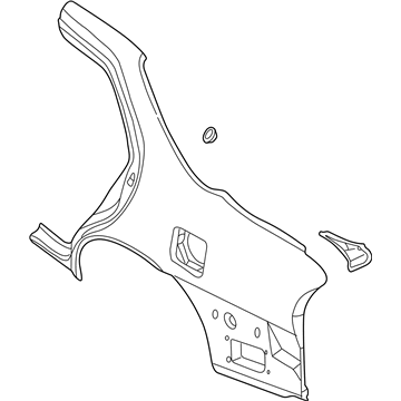 1999 Nissan Altima Fender - G8100-0Z830