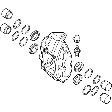 Nissan Z Brake Caliper Repair Kit - 41011-6GP4A