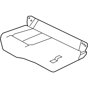 Nissan 88300-9FV2B CUSHION ASSY-REAR SEAT,RH