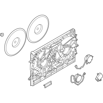 Nissan Rogue A/C Condenser Fan - 21481-6RA0A