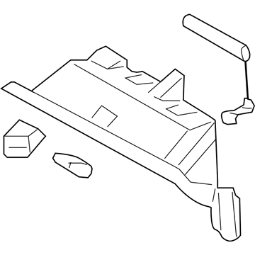 2011 Nissan GT-R Glove Box - 68108-JF10A