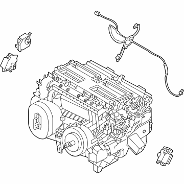 Nissan 27110-6TA1A Heating Unit Assy-Front