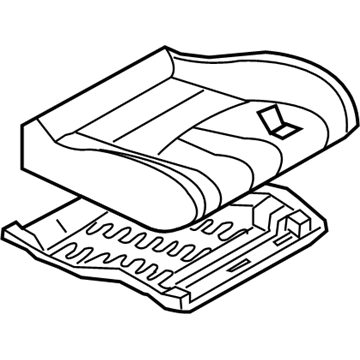 Nissan 87300-CD067 Cushion Assy-Front Seat