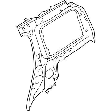 Nissan 76631-1JA0B Pillar Re Inner L