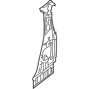 Nissan G6531-JB1MA Pillar Assy-Lock,Inner LH