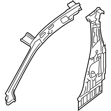 Nissan 76040-JB130 Body-Side Inner,RH