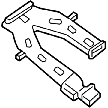 Nissan 27952-3KA0B Duct-Rear Air Conditioner,Outlet