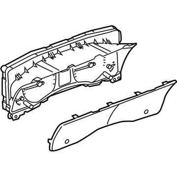 Nissan 24810-1PD3E Instrument Comb