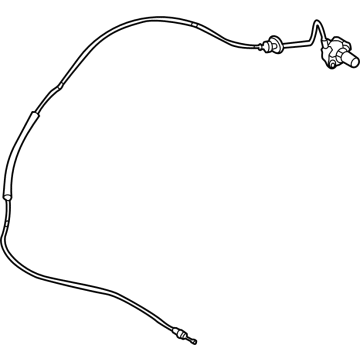 Nissan 65621-6TA0A Cable Assembly-Hood Lock Control