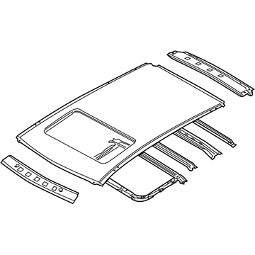 Nissan 73100-CA030 Roof Assy