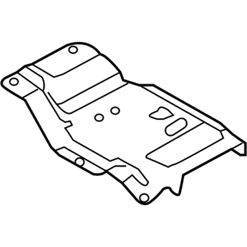 Nissan 74361-9NB0A Bracket Assembly-Body Mounting 2ND LH