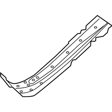 Nissan G5191-9NJMA Stiffener-Front Side Member,LH