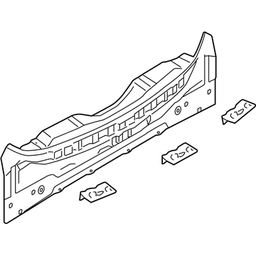 Nissan G9110-1AAMA Panel-Rear,Upper