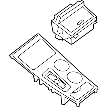 Nissan 96941-9HS3A FINISHER - Console Indicator