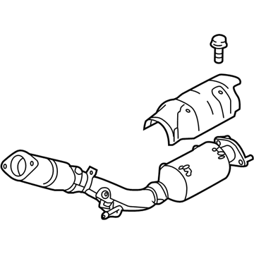 Nissan 200A0-6MR1A Tube-Exhaust,Front W/Catalyst Converter