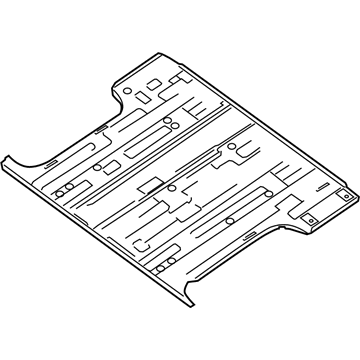 Nissan 74514-1PB0A Floor-Rear,Rear