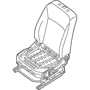 Nissan 87651-ZJ69A Frame Assembly-Front Seat Back