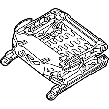 Nissan 87351-JB07B Frame Assembly - Front Seat Cushion