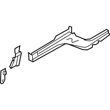 Nissan 75130-1FD0A Plate-Closing,Front Side Member RH