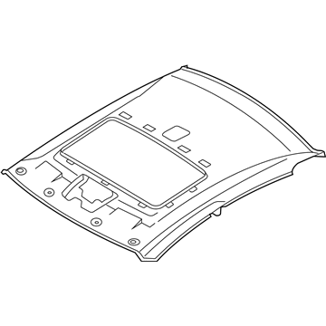 Nissan 739B0-JA61A Module Assembly-Roof Trim