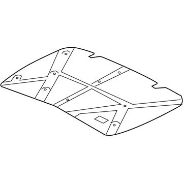 Nissan 65840-9FV0A INSULATOR Hood