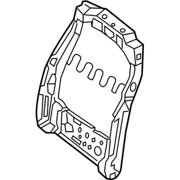 Nissan 87654-1PA1A Frame Assembly-Front Seat Back,LH