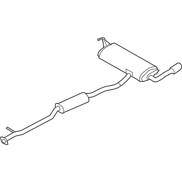 Nissan Rogue Muffler - 20100-9FL0A