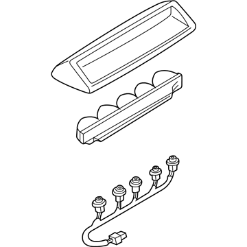 Nissan 26599-2Y200 Housing-Stop Lamp