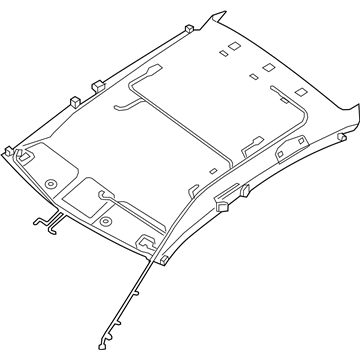 Nissan 73910-4RC0A Cloth Assy-Headlining