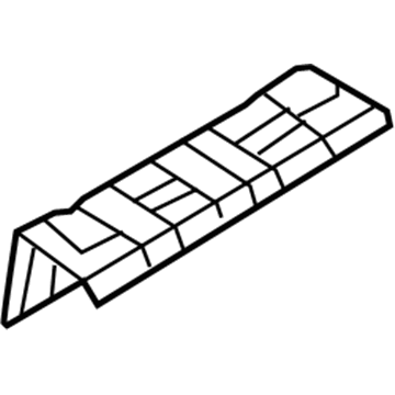 Nissan 74772-1FC0A INSULATOR-Heat Trunk Floor