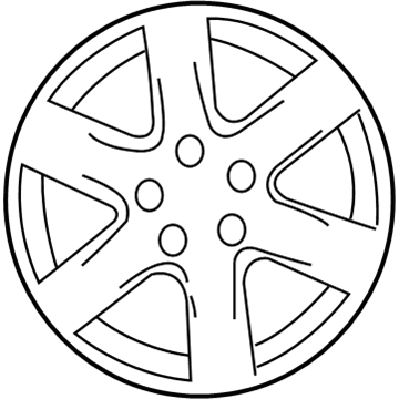 Nissan 40300-ZK40A Aluminum Wheel (7 Spoke 18X7.5)