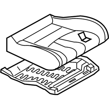 Nissan 87300-CD060 Cushion Assy-Front Seat