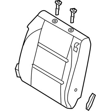 Nissan 87650-9FF2B Back Assembly Front Seat