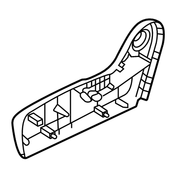 Nissan 87330-6TA0A FINISHER ASSY-CUSHION,FRONT SEAT RH