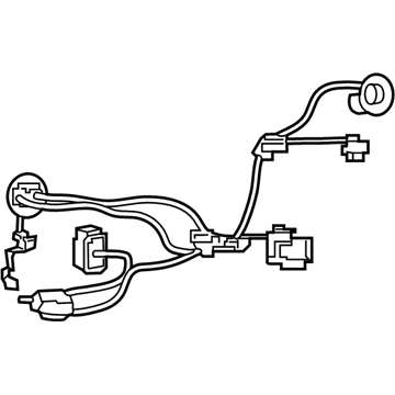 Nissan 26038-3YU5A Harness Assy-Headlamp