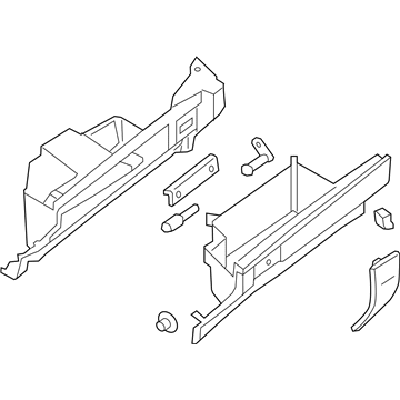 Nissan 68102-EZ10B Panel Assembly-Instrument Lower