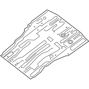 Nissan Pathfinder Floor Pan - 74514-3JV0A