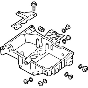 2022 Nissan Altima Oil Pan - 11110-6CA1A