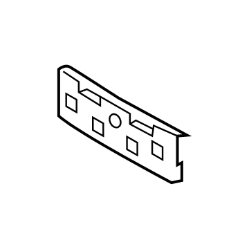 Nissan 96210-9HF0B BRACKET-LICENCE PLATE