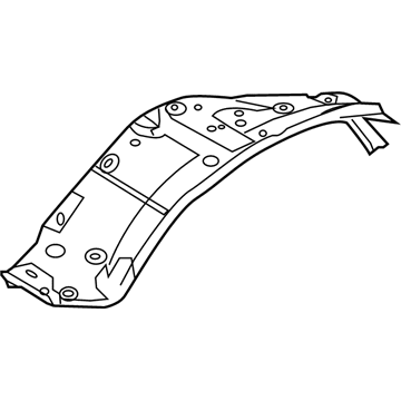 Nissan 64131-5ZP0A Hoodledge-Lower,LH