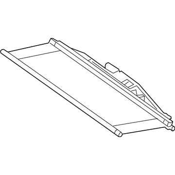 Nissan 97580-4RD0A Shade Assy-Rear Window