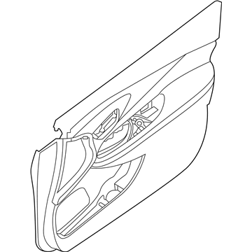 Nissan 80901-9UH5E FINSHER Assembly Front Door LH